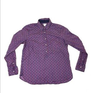 J Crew Women’s Paisley Print Top Medium